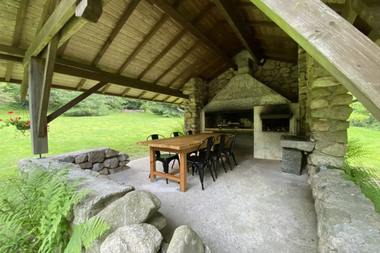 LE FISHING LODGE Chalet en bois avec Bain Nordique-Außenbereich