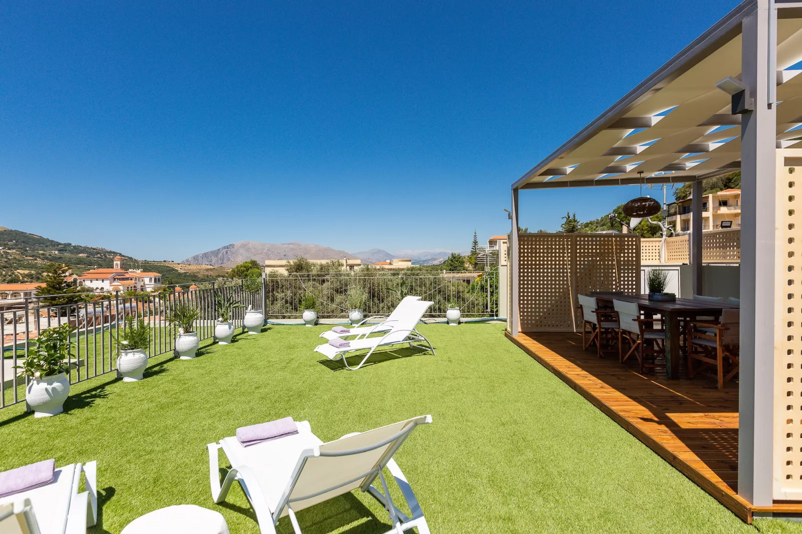 Stefanakos House-Terrasse