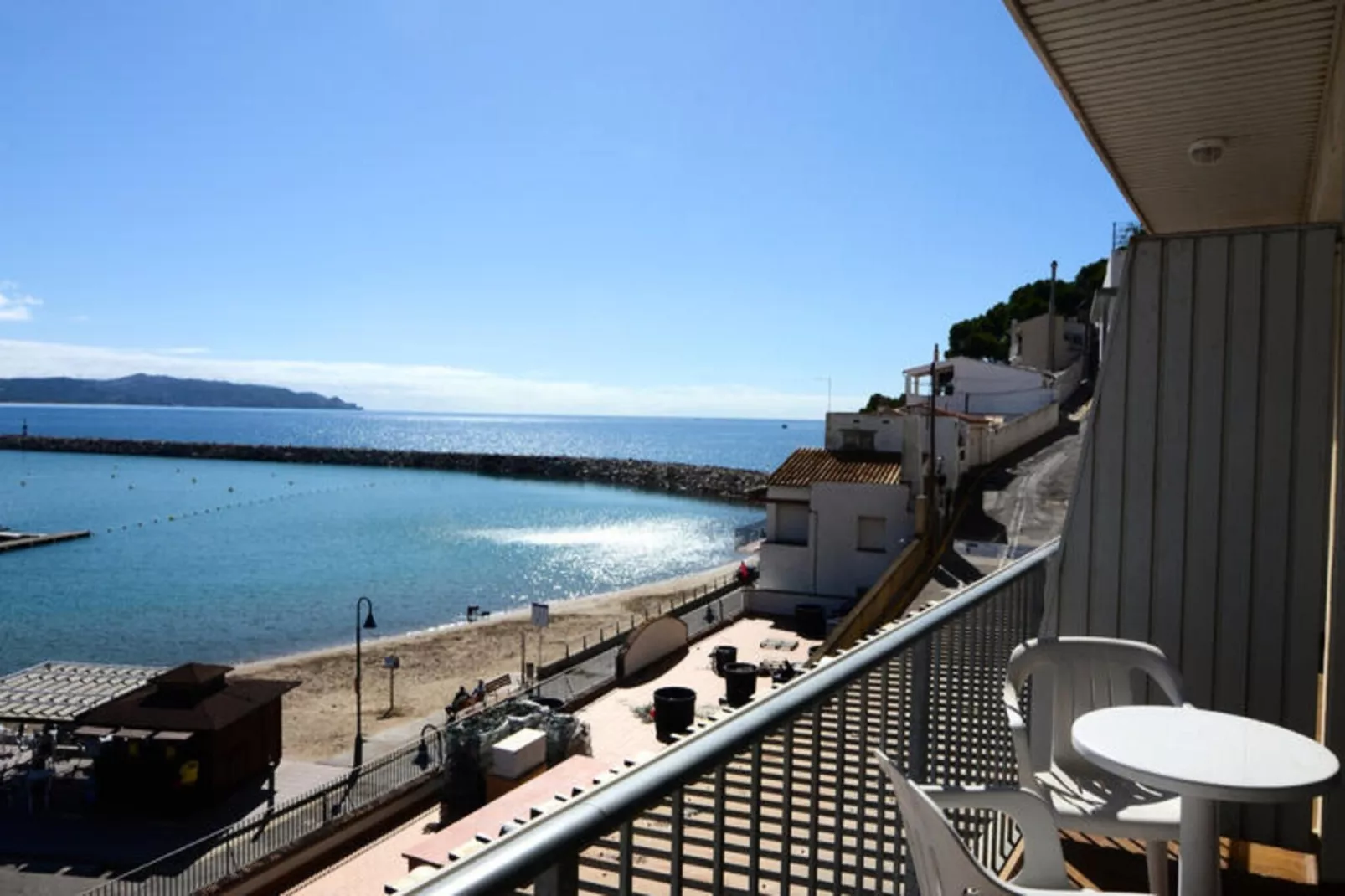 Studio à L'Estartit-Terrassenbalkon