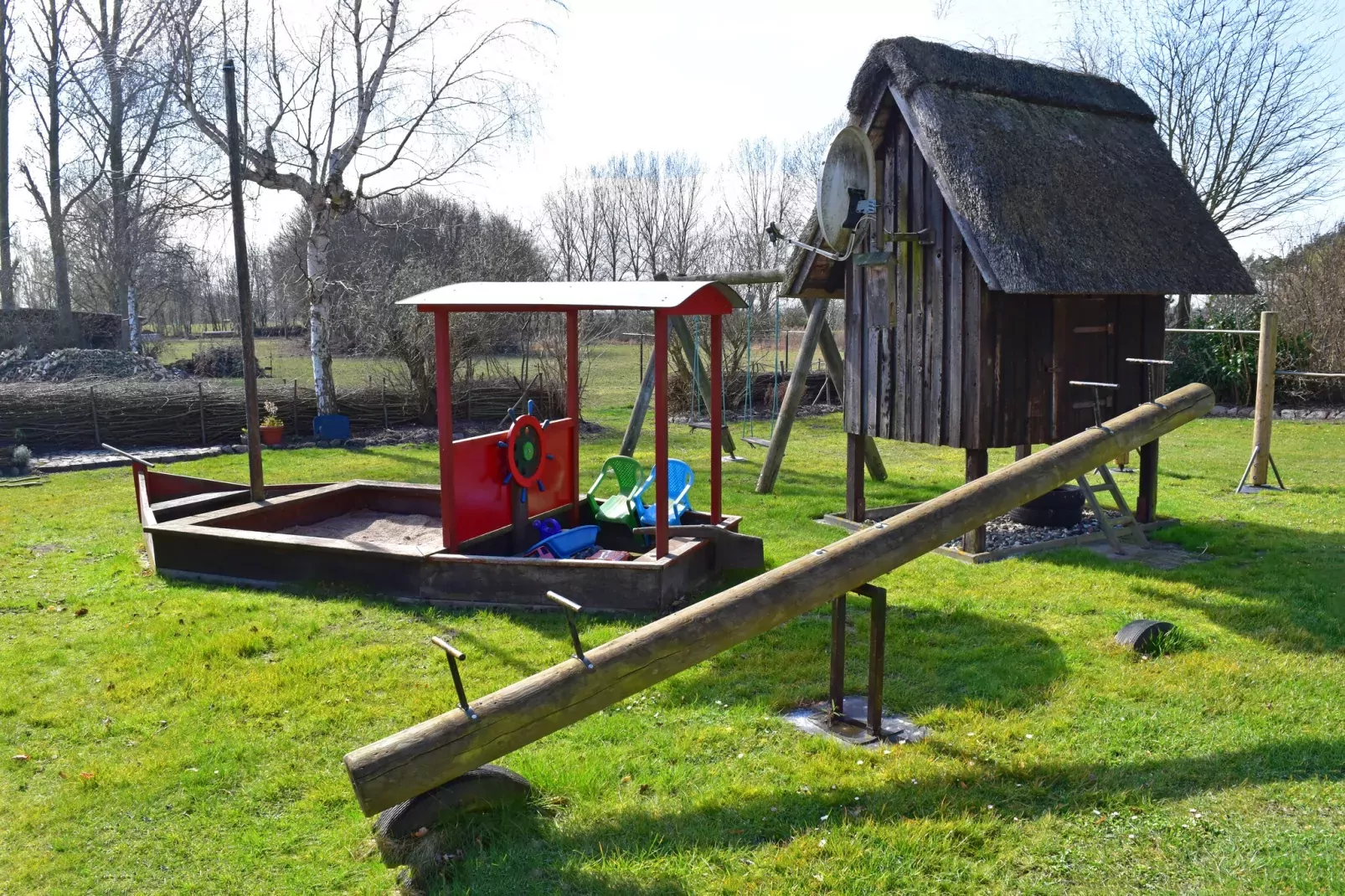 Ferien unterm Reetdach-Garden winter