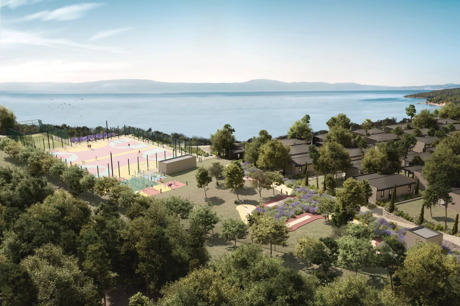 Aminess ATEA Camping Resort - Njivice - PREMIUM Holiday home 5 Pers 34m2-View summer