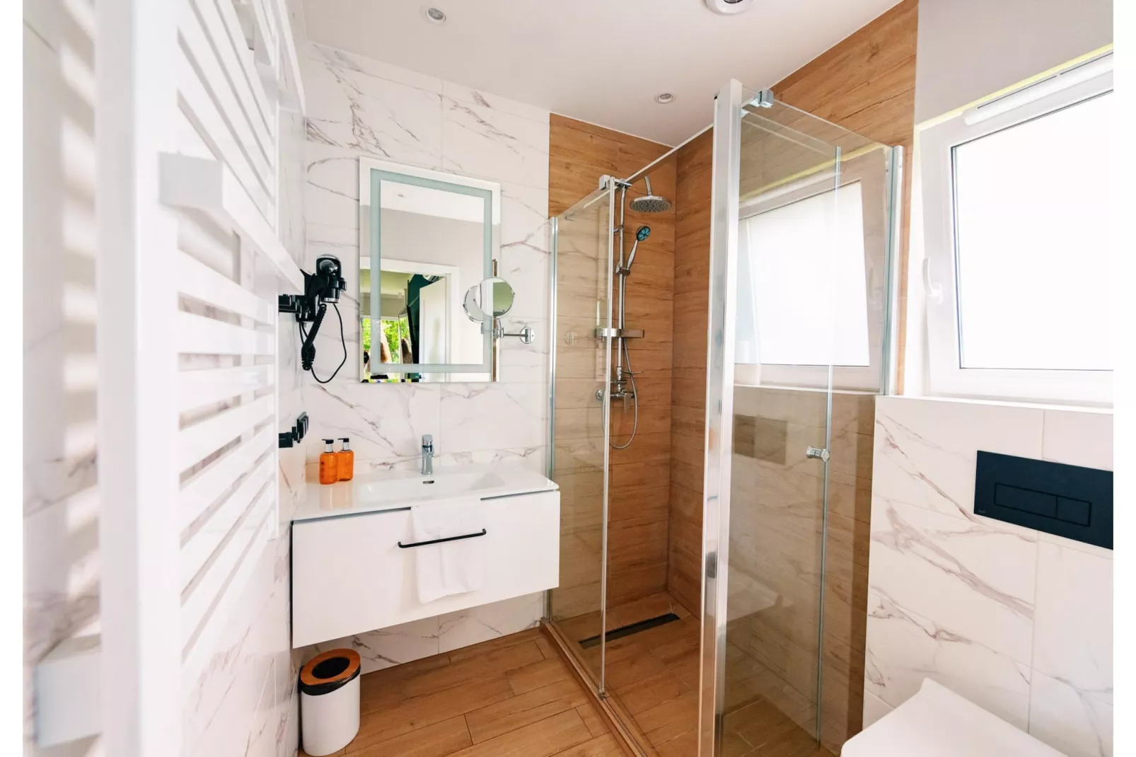 Villa Hoff Ferienhäuser Domek 3 Pers-Salle de bain