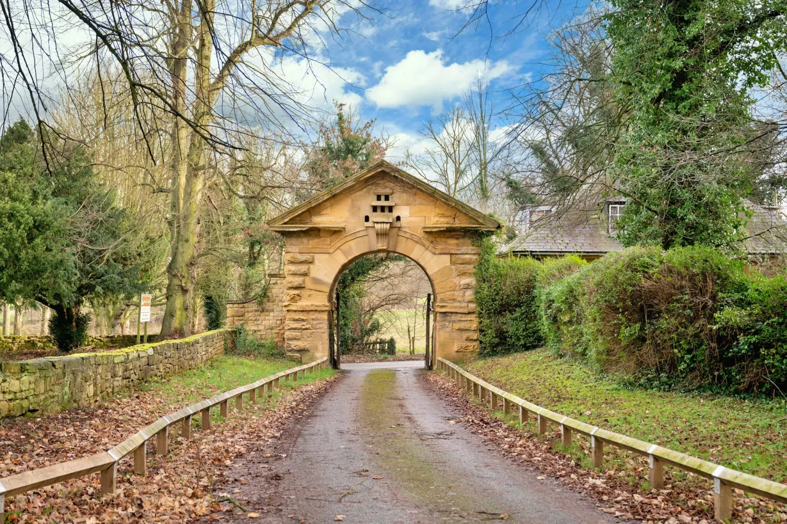 Hickleton Hall-Außenbereich