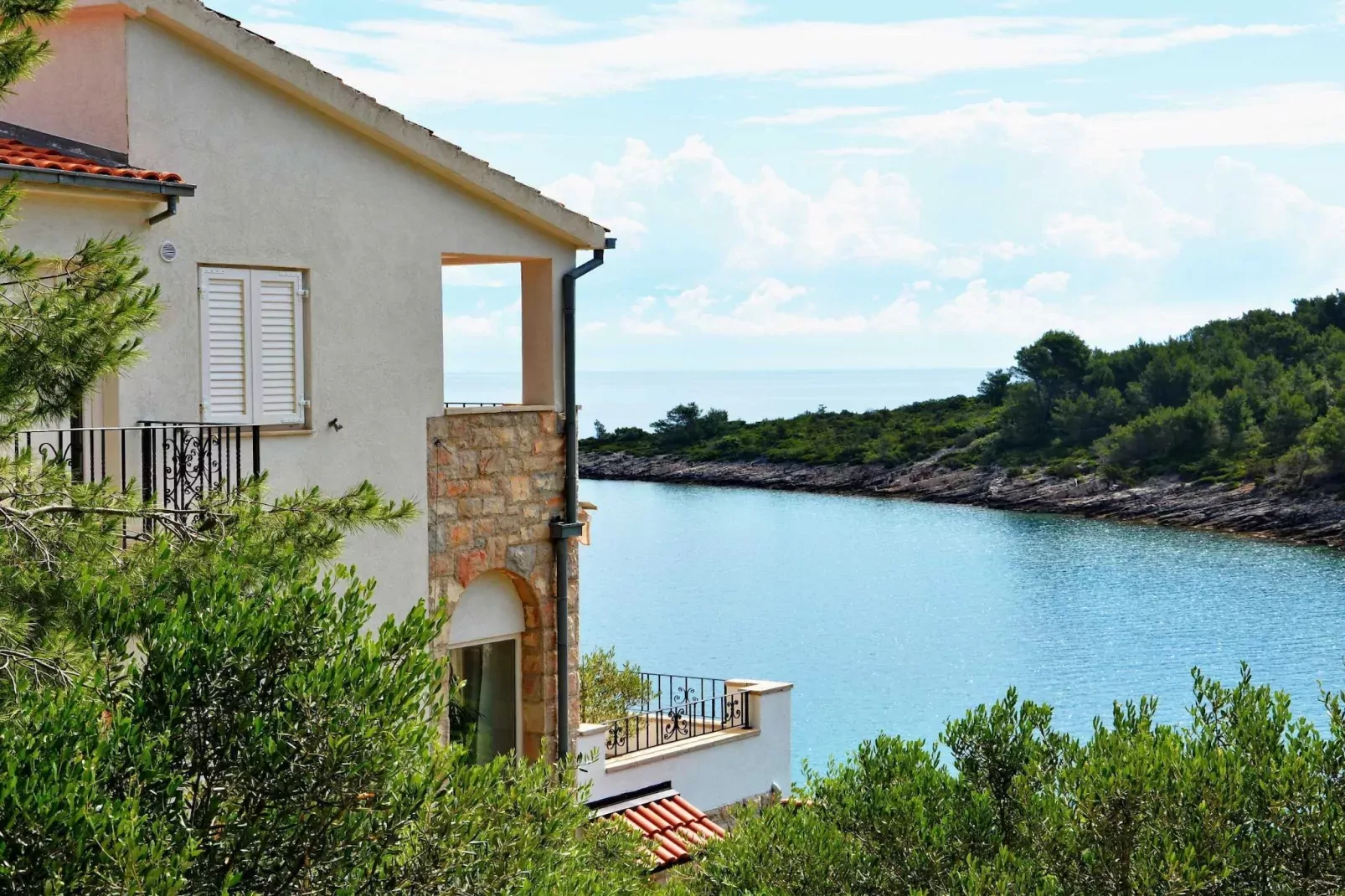 Blissful Bay Apartments Vrboska - One Bedroom Apartment with Balcony (owner Smokva)-Aussicht