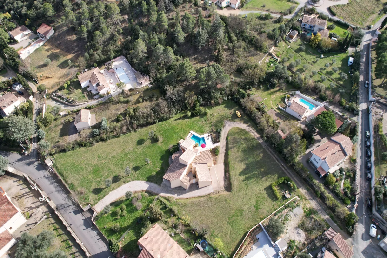 Villa Le Midi-Gärten Sommer