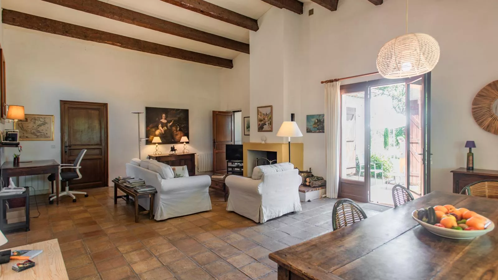Entre les vignes-Living room