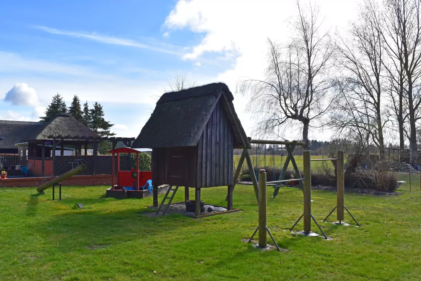 Ferien unterm Reetdach-Garden winter