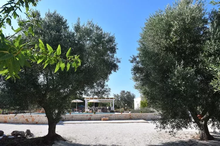 Villa Trulli dell'amore mit beheiztem Pool in Ostuni-Gardens summer