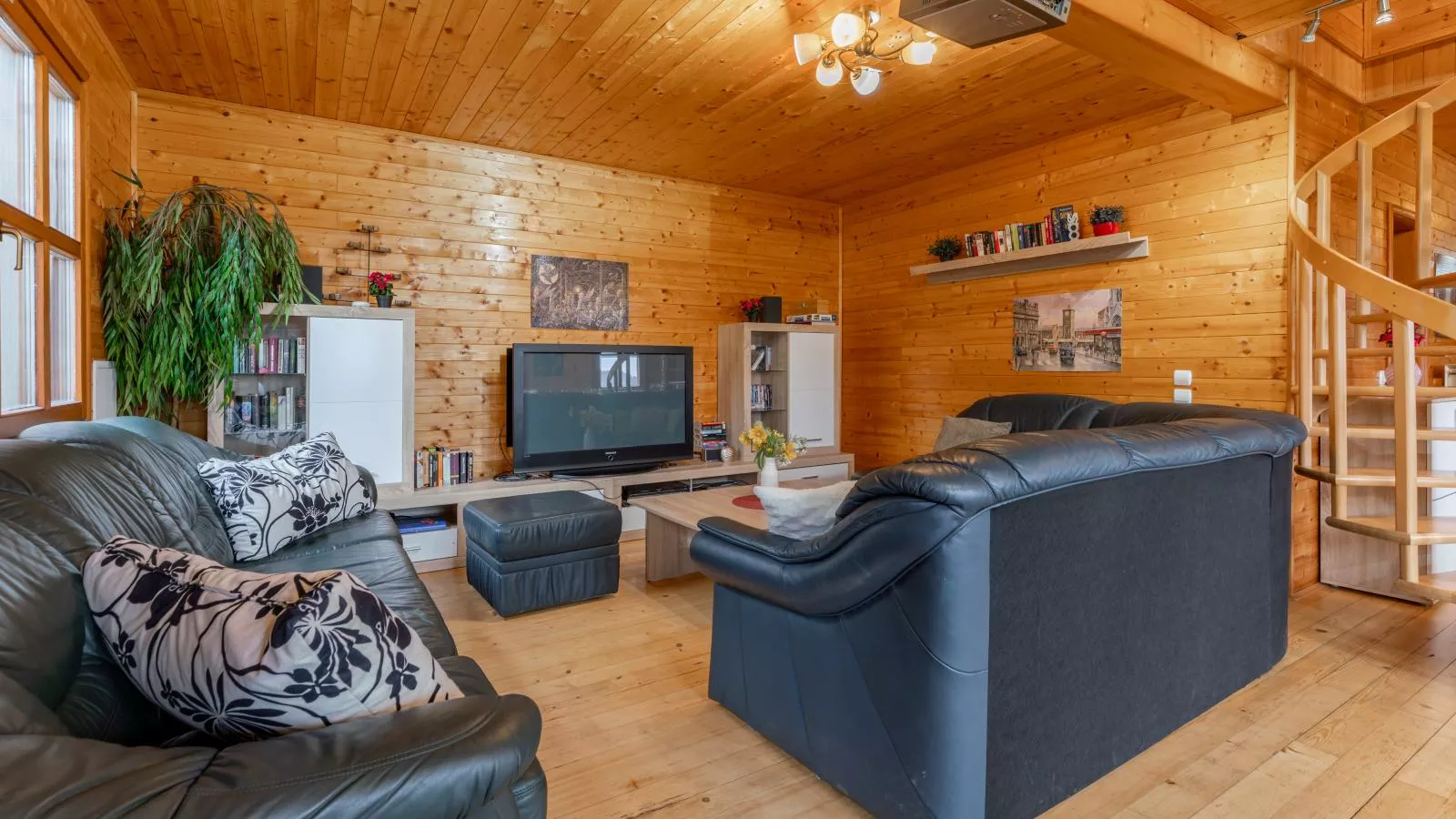 Sternenchalet-Wohnzimmer