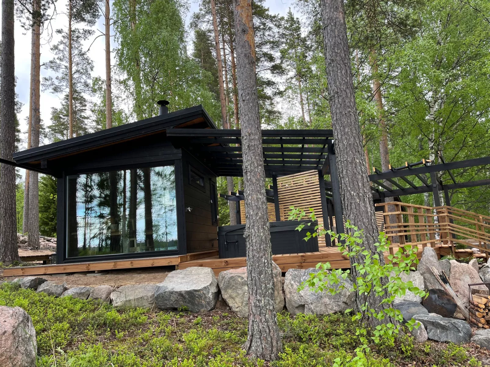 Villa saimaan joutsenlahti-Draußen