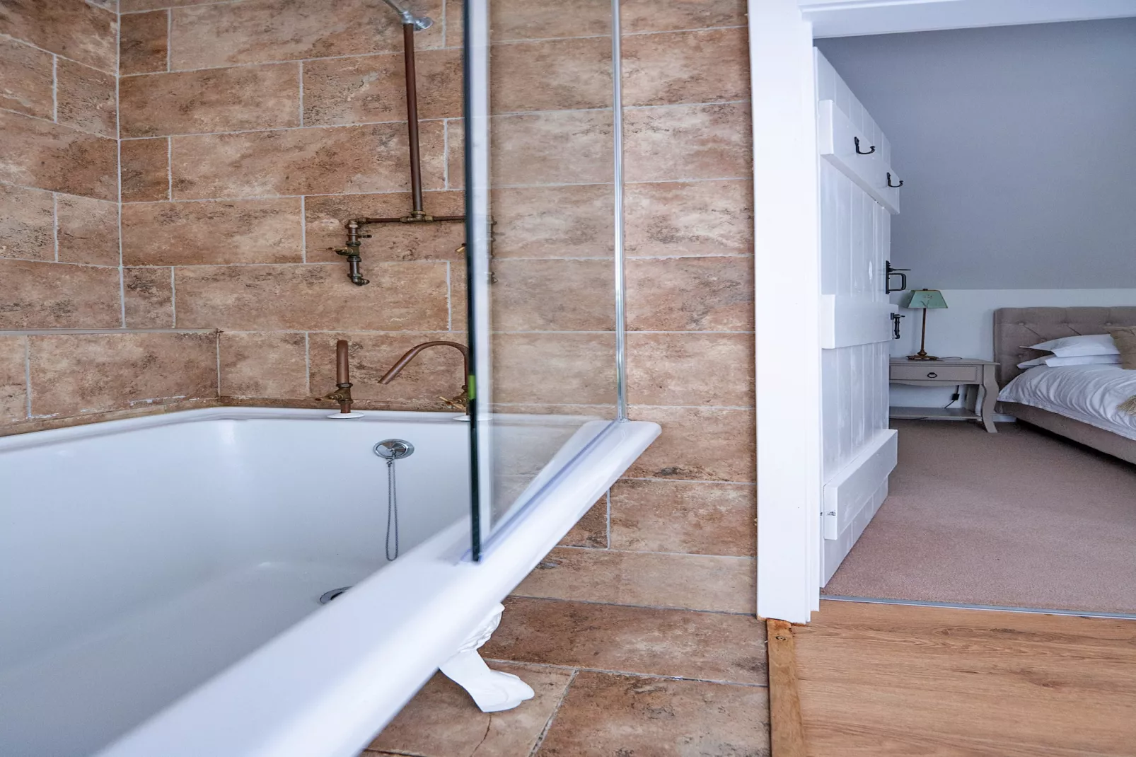 The Barn at Tyddyn-y- Felin-Bathroom