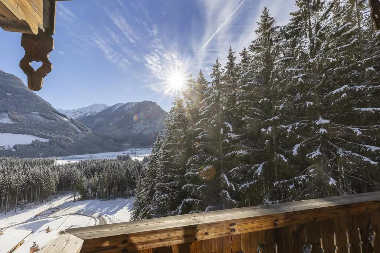 Nationalpark Chalet Schneespitze-View winter