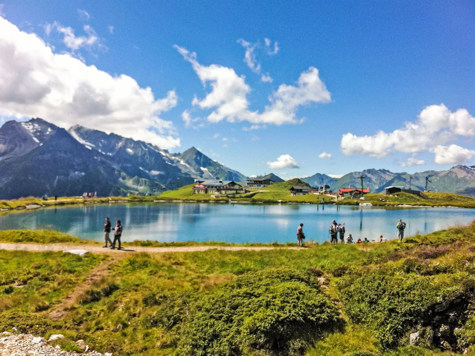 Alpenblick-Draußen