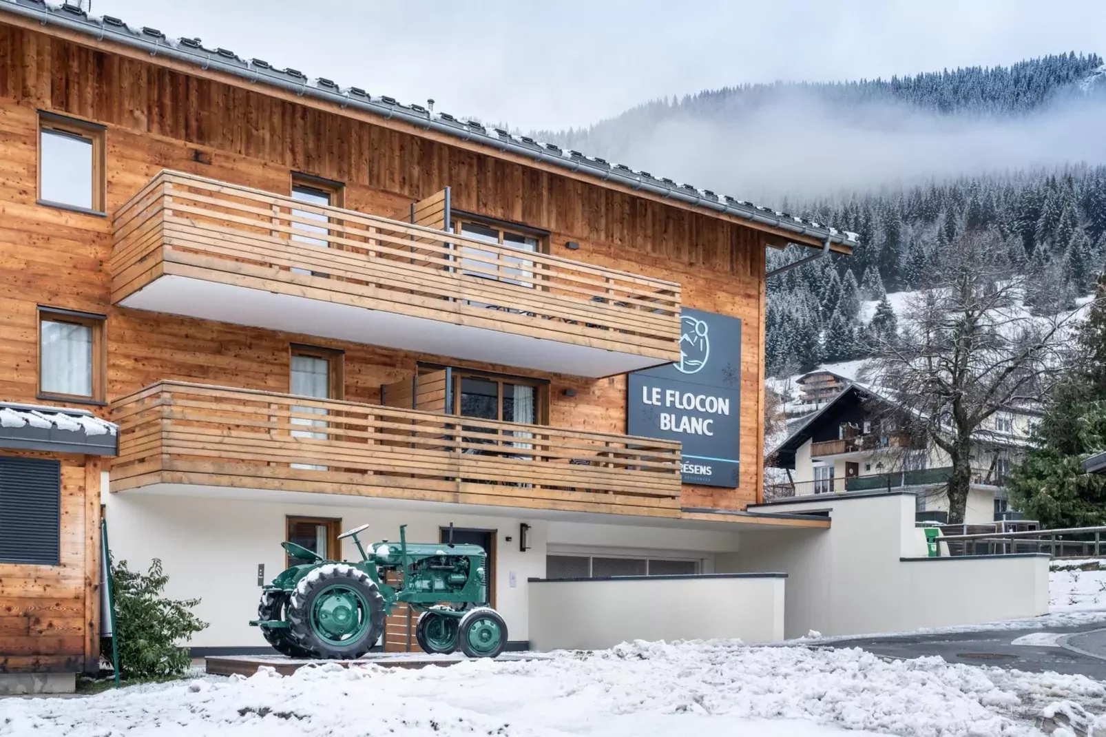 CHAPELLE DABONDANCE Le Flocon Blanc A36S-Extérieur hiver