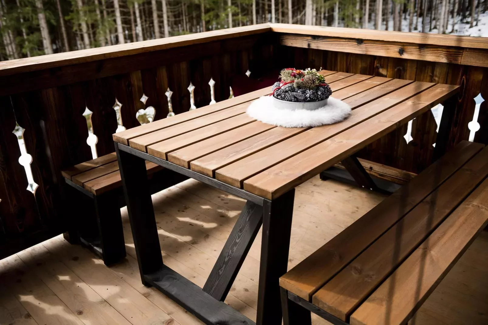 Nationalpark Chalet Blessachkopf-Balcon-terrasse