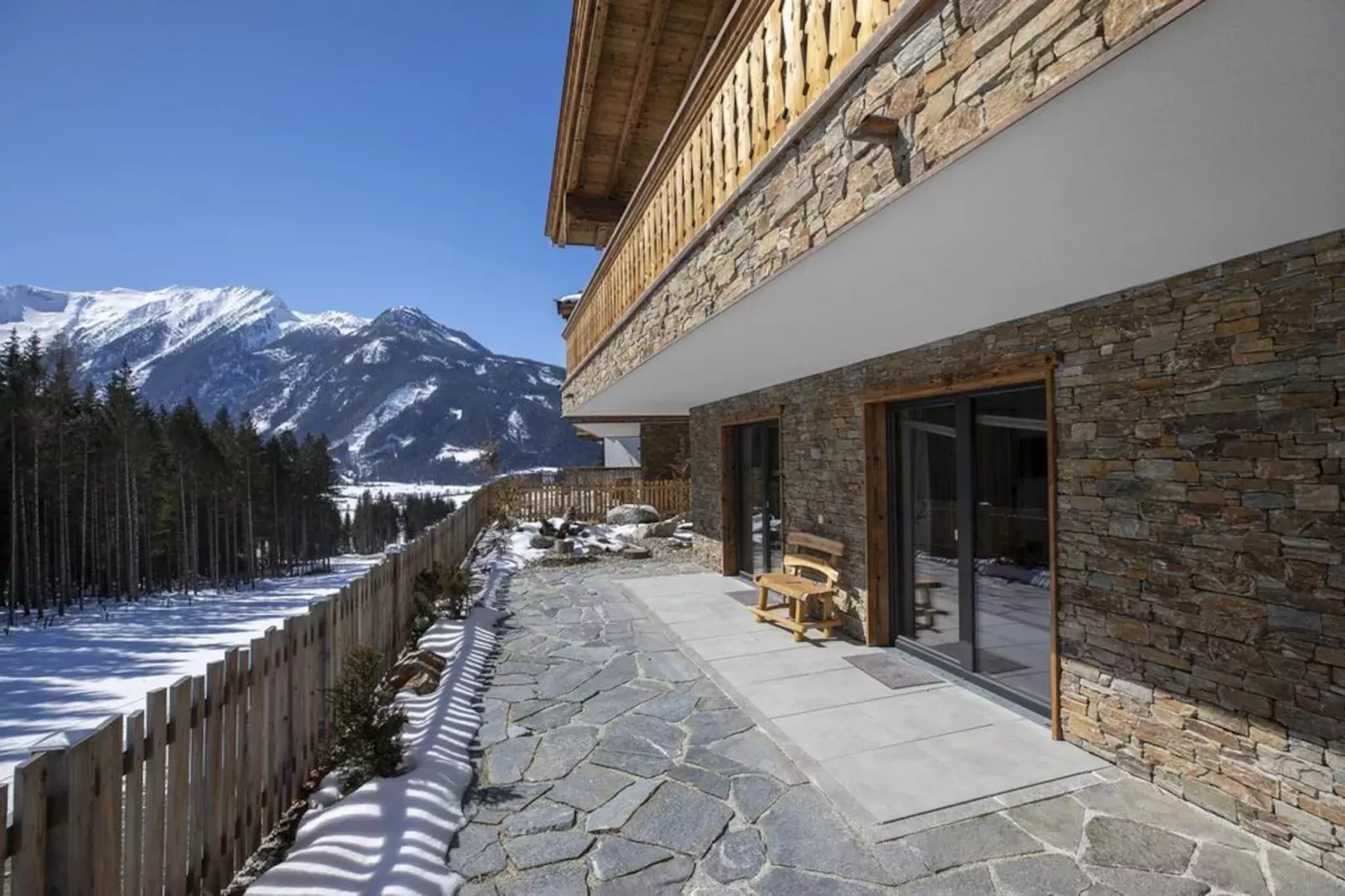 Nationalpark Chalet Keeseck-View in winter