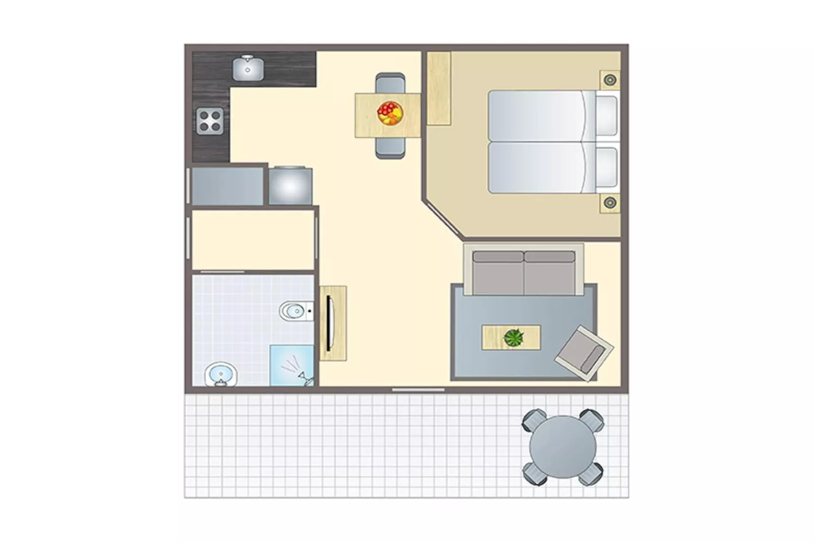 Vakantiepark Reevallis 1-Floor plan