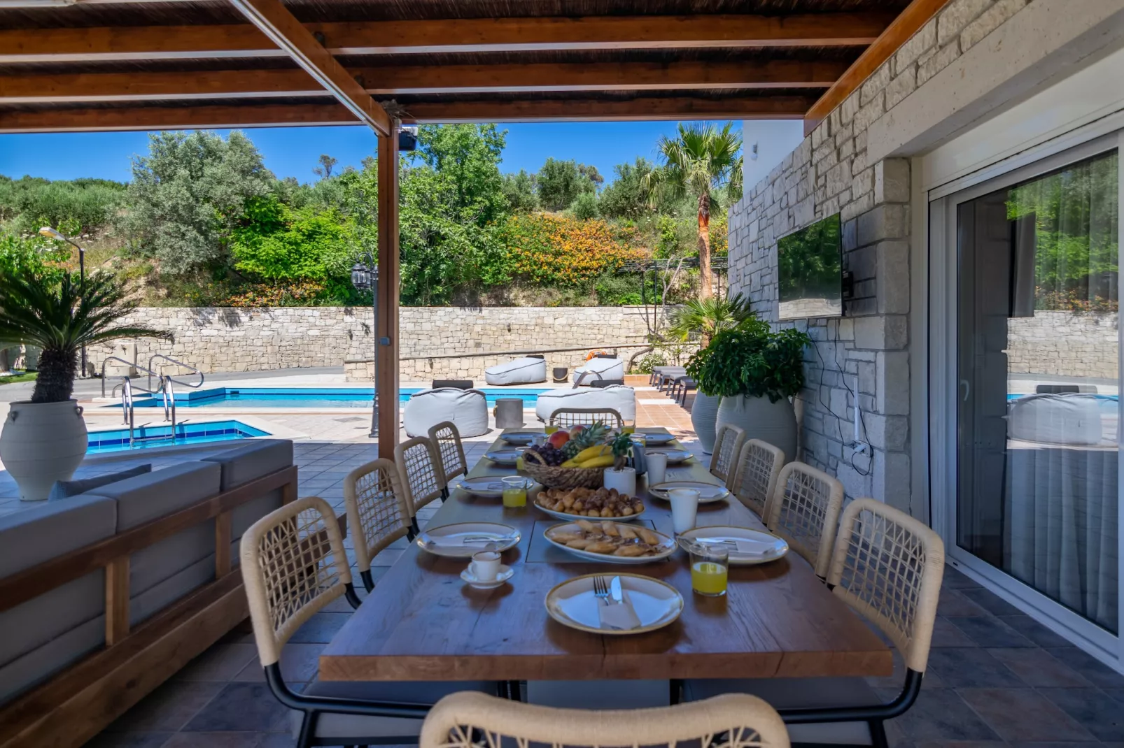 Kipo Paradiso stone villa-Terrace