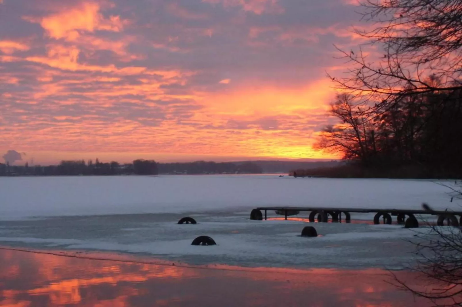 Ferienhäuschen in Schwerin-Area winter 20km