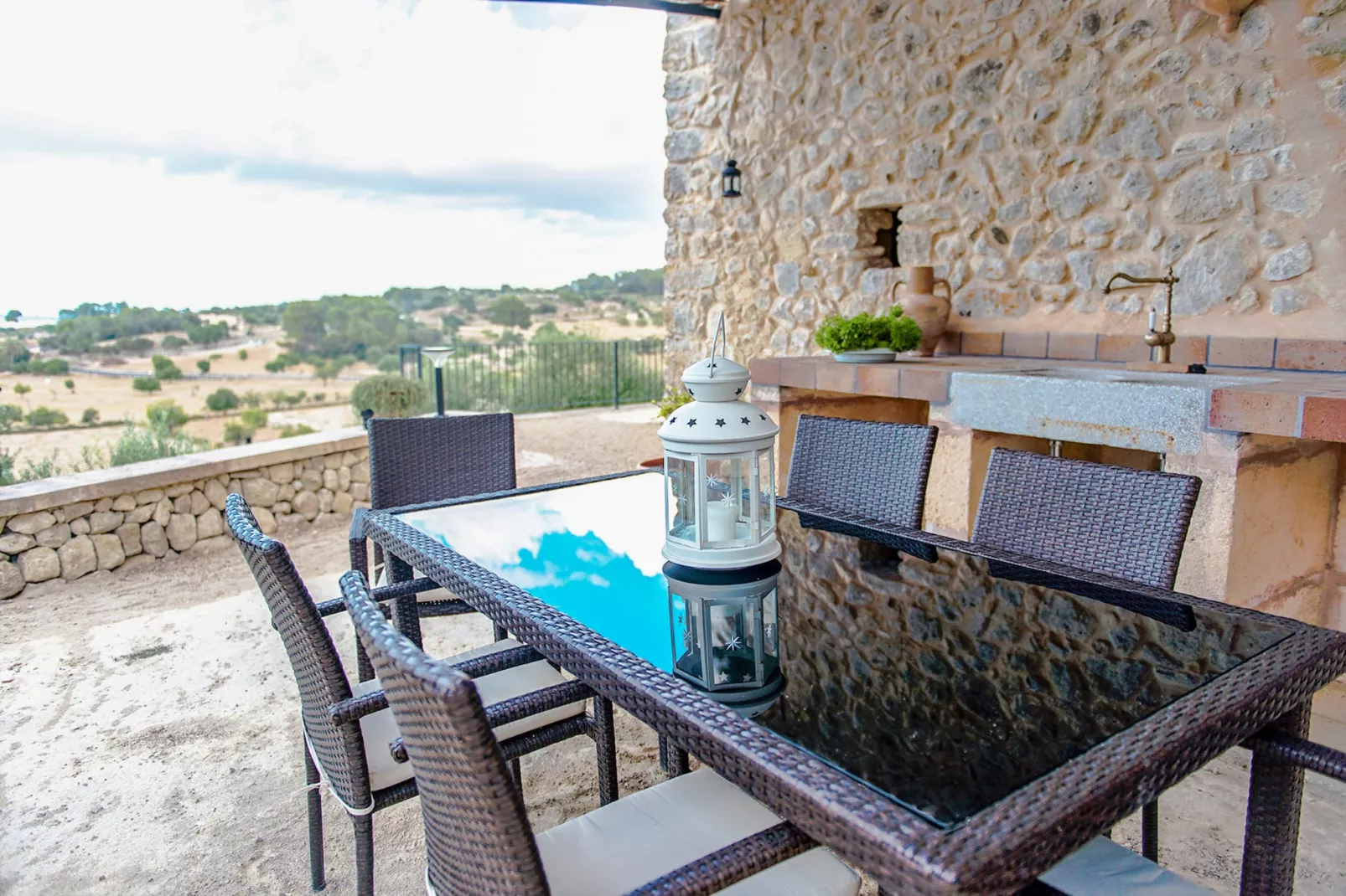Es Turo Daviu, Finca 5StarsHome Mallorca-Terrace balcony