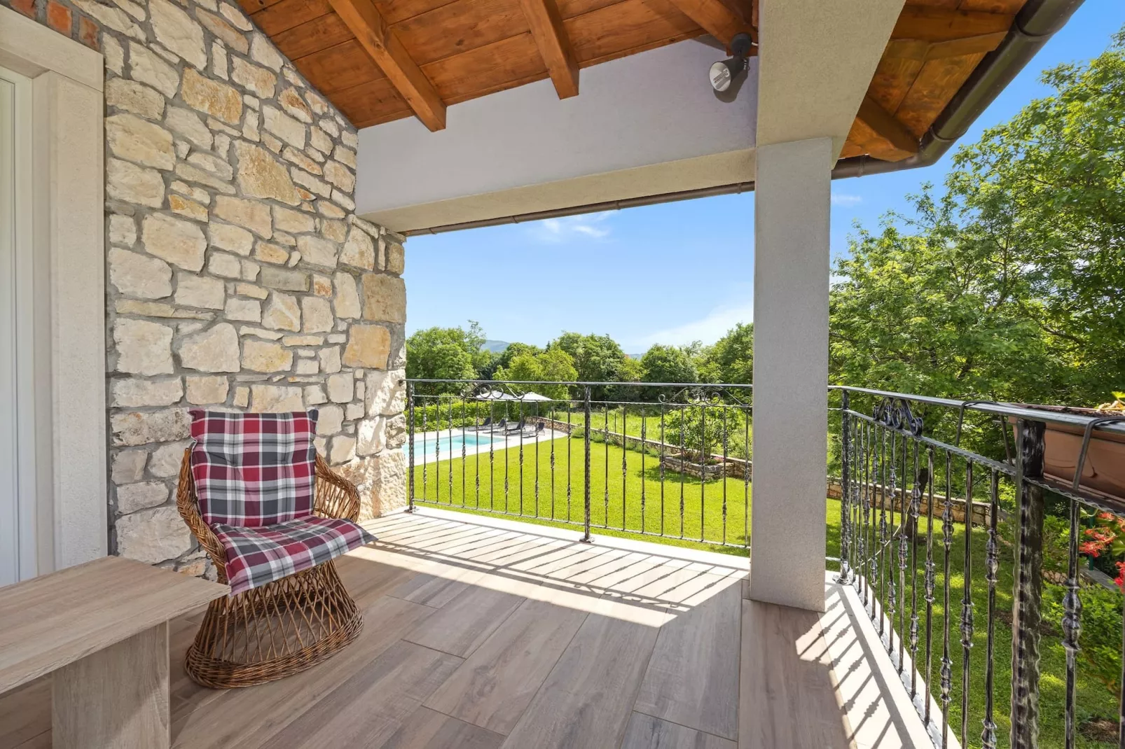 Villa Katarina - Old Stone House with Private Pool-Terrace balcony