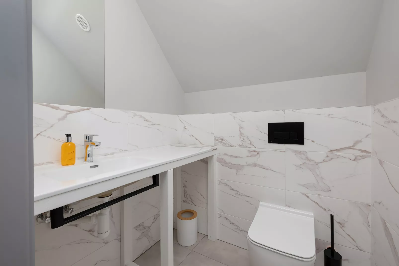 Villa Hoff Ferienhäuser Domek 5 Pers-Salle de bain