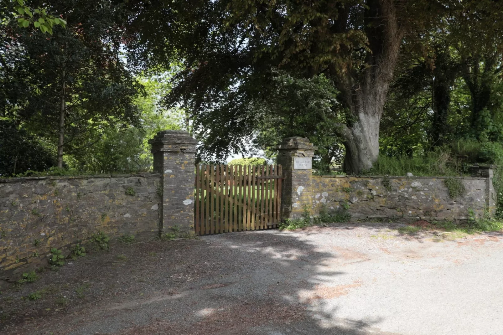 Buckland House-Gärten Sommer