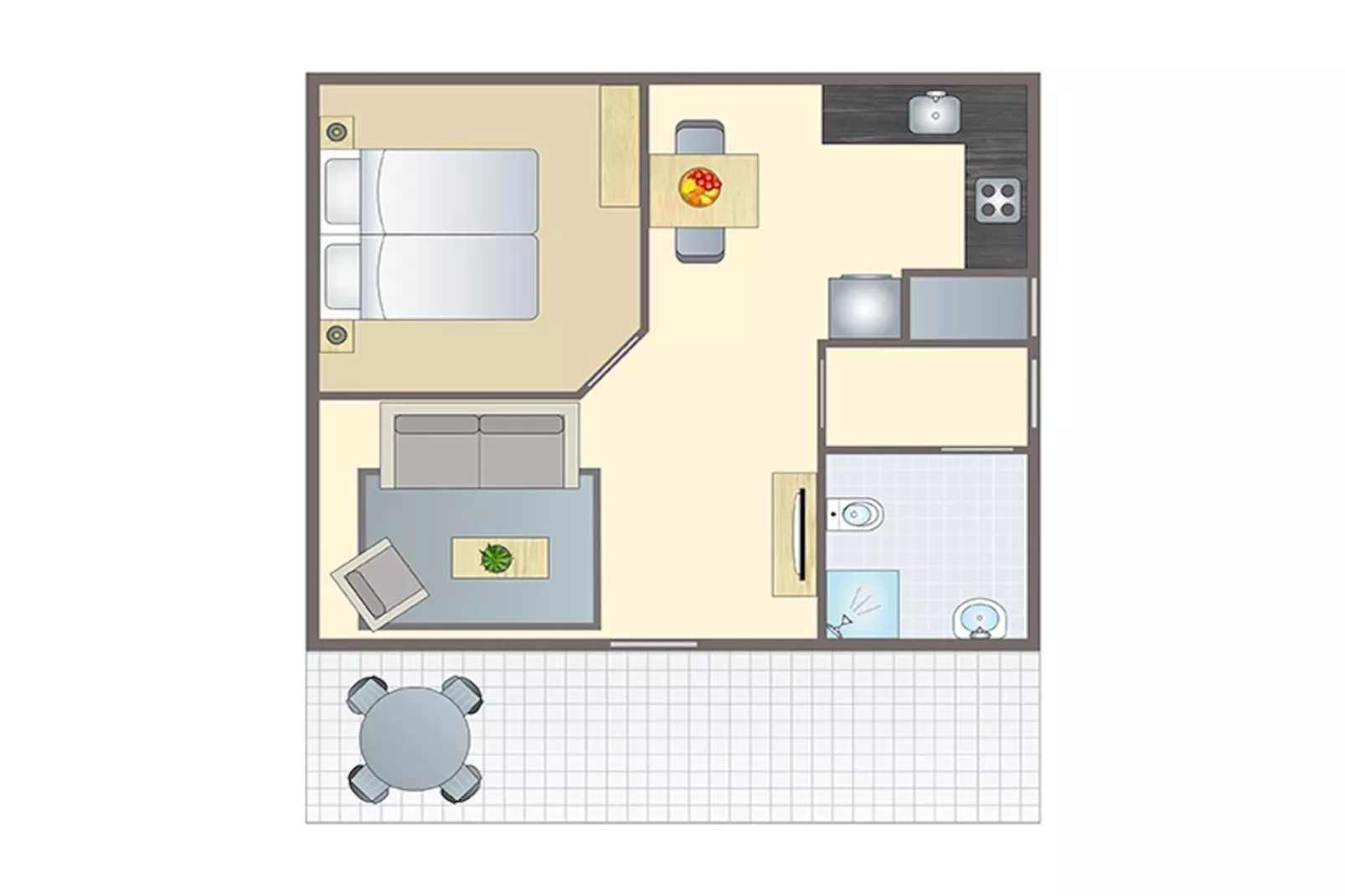 Vakantiepark Reevallis 1-Floor plan