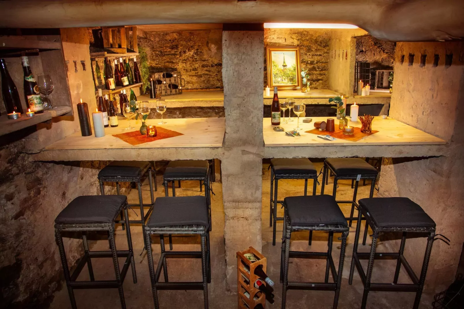 Weingut Mühlenschenke mit Weinkeller-Salle de loisirs
