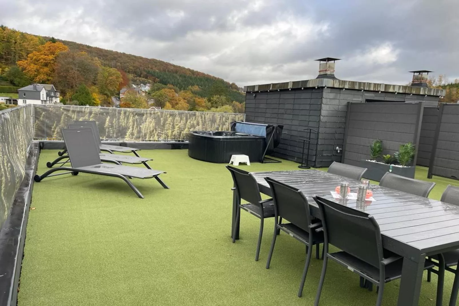 Rooftop Purple-Terrace balcony
