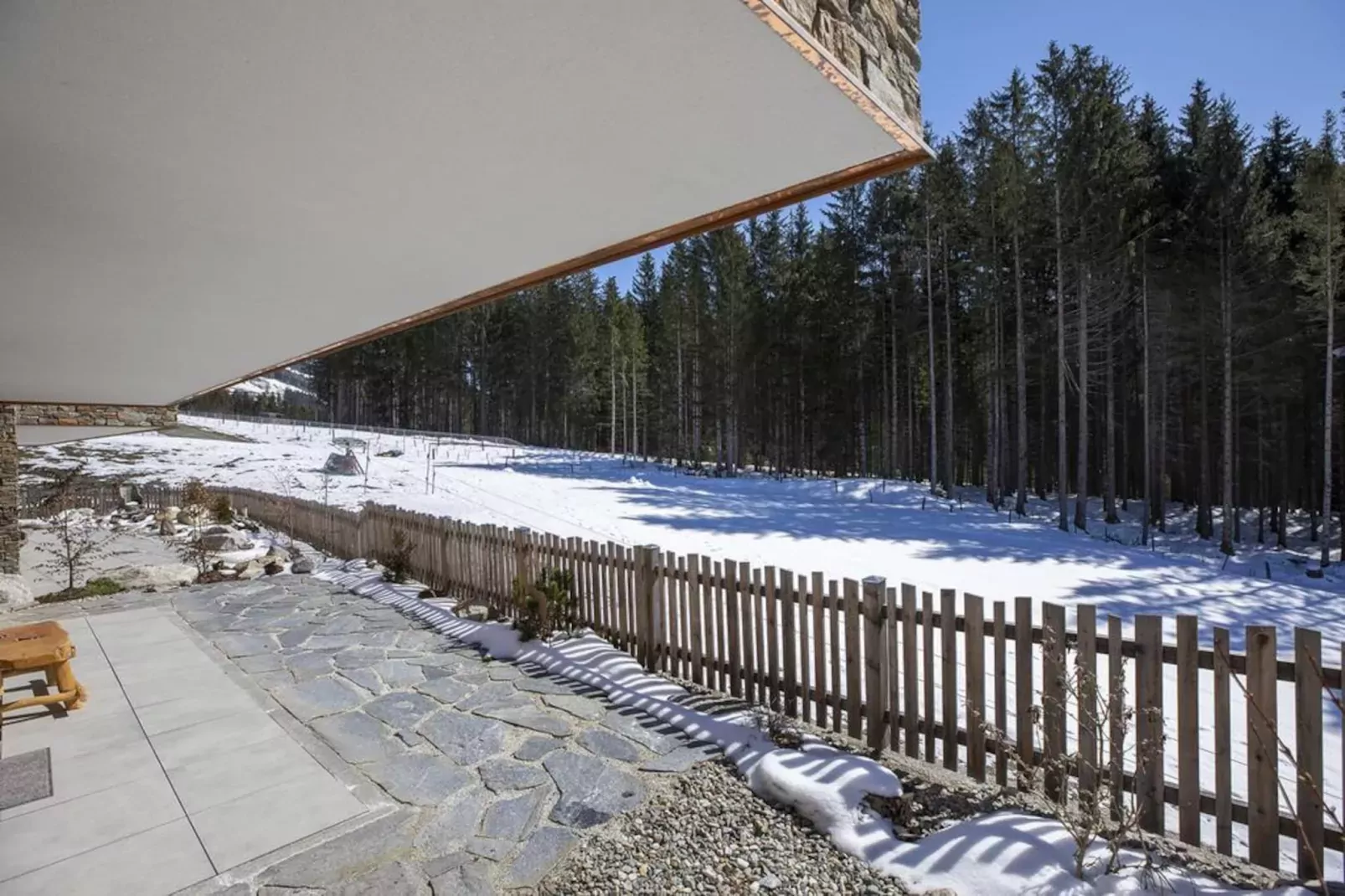 Nationalpark Chalet Keeseck-View in winter