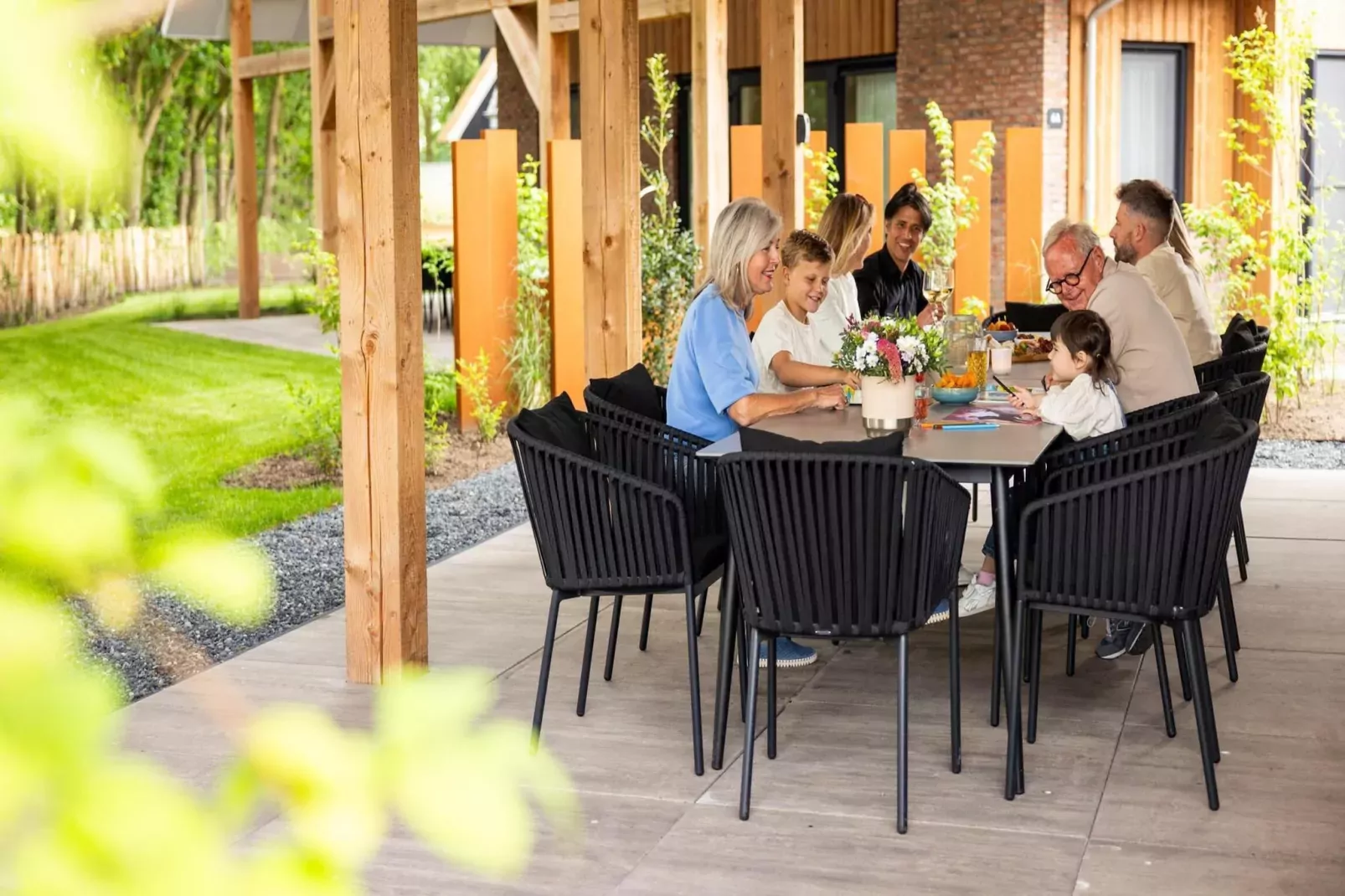 Bos Villa met Sauna  8 personen-Terrassenbalkon