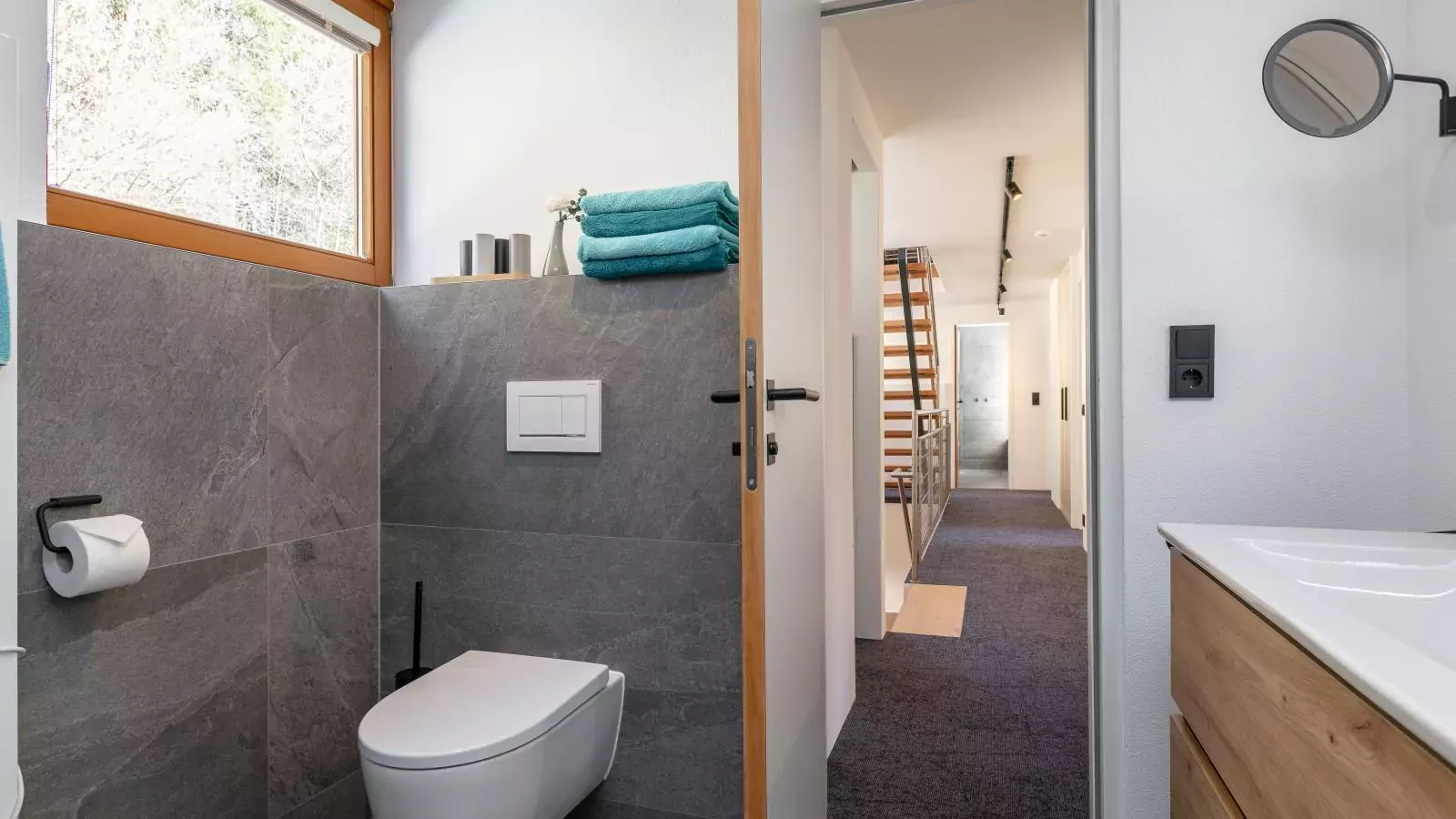 Im Wald-Badezimmer