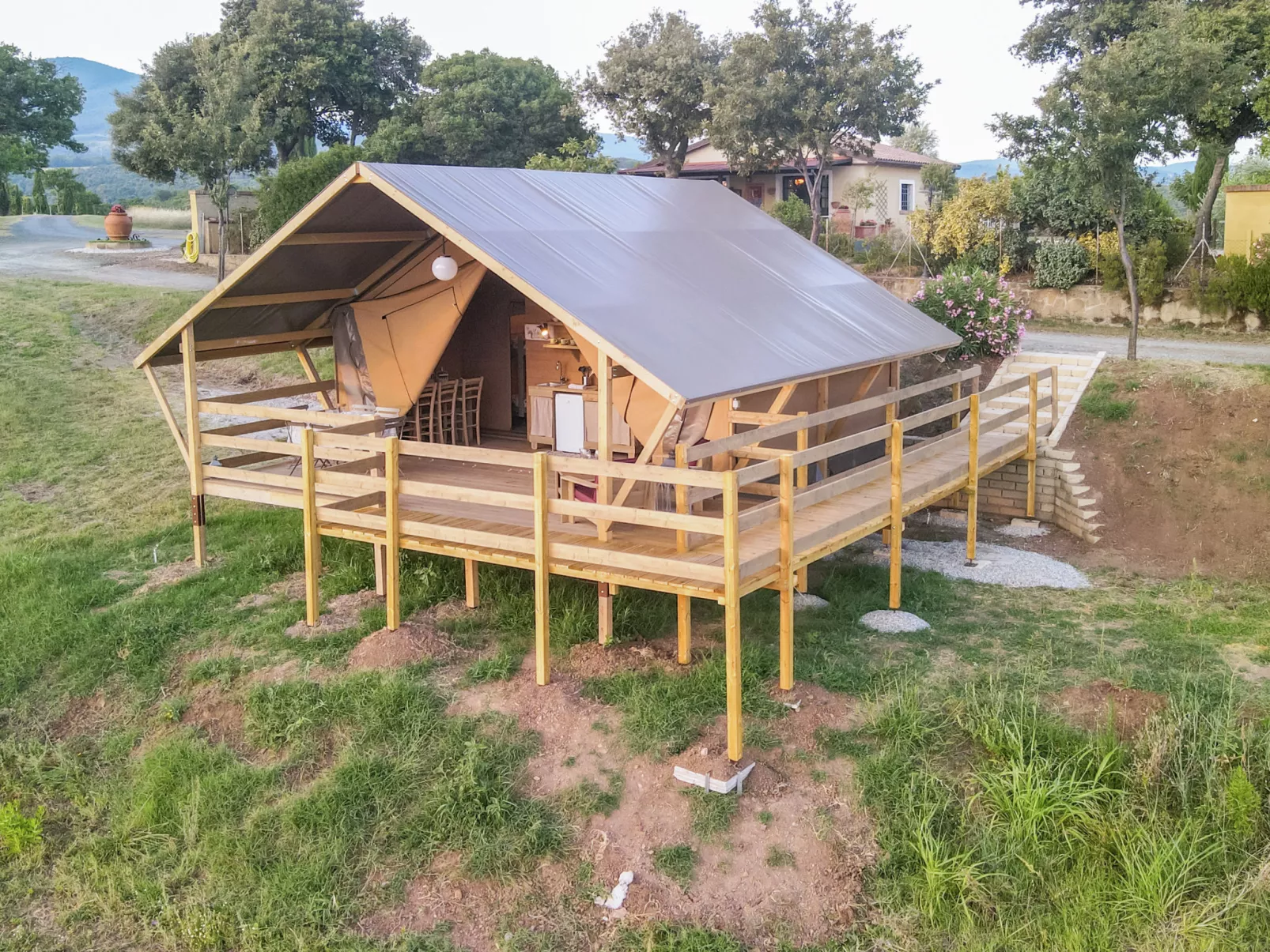 Glampingtent Zeus-Draußen