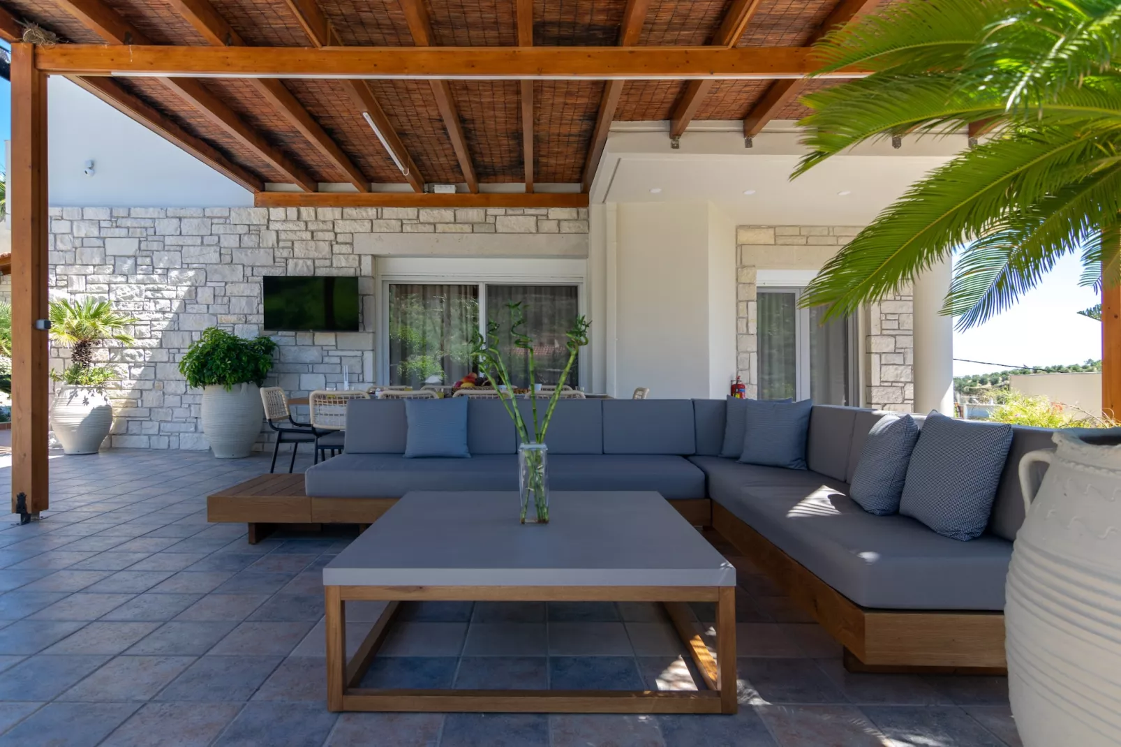 Kipo Paradiso stone villa-Terrace