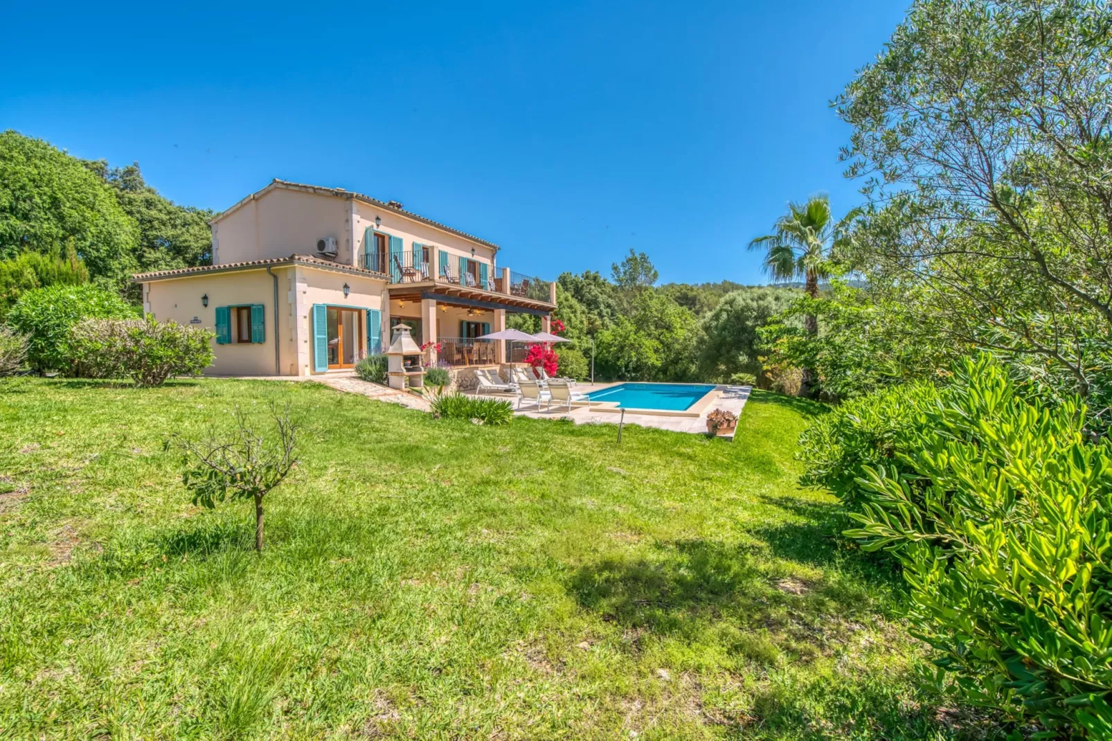 Villa Flores-Gardens summer