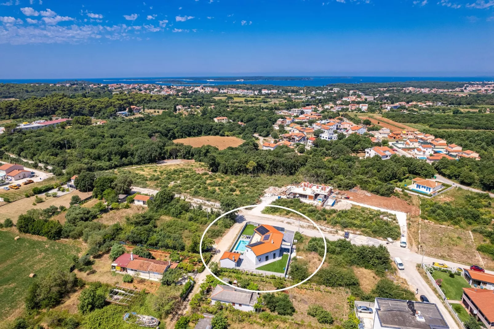 Villa Speranza with Private Illuminated Pool-View summer