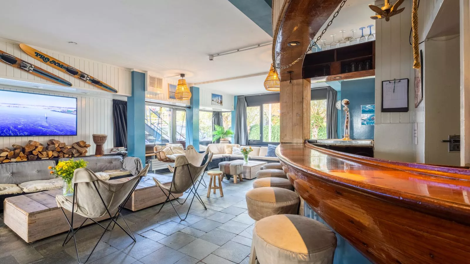 De Kaag Watersport Groepsaccommodatie - 80 pers-Wohnzimmer