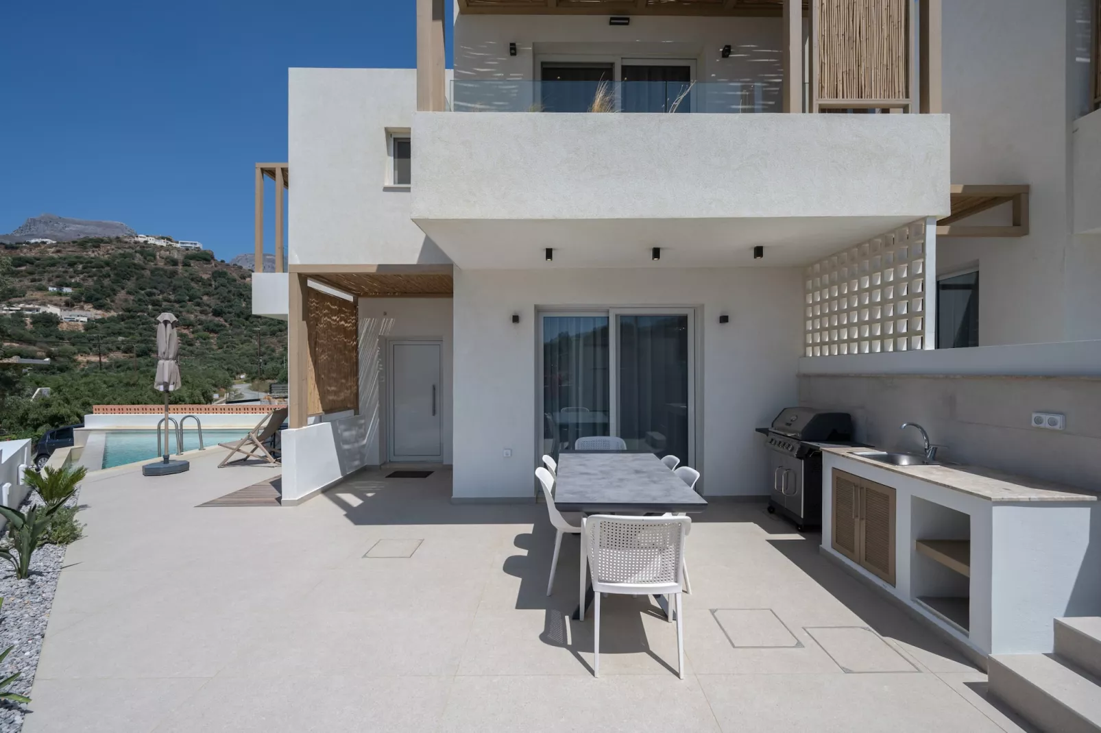 Corallia villa 1-Terrasse