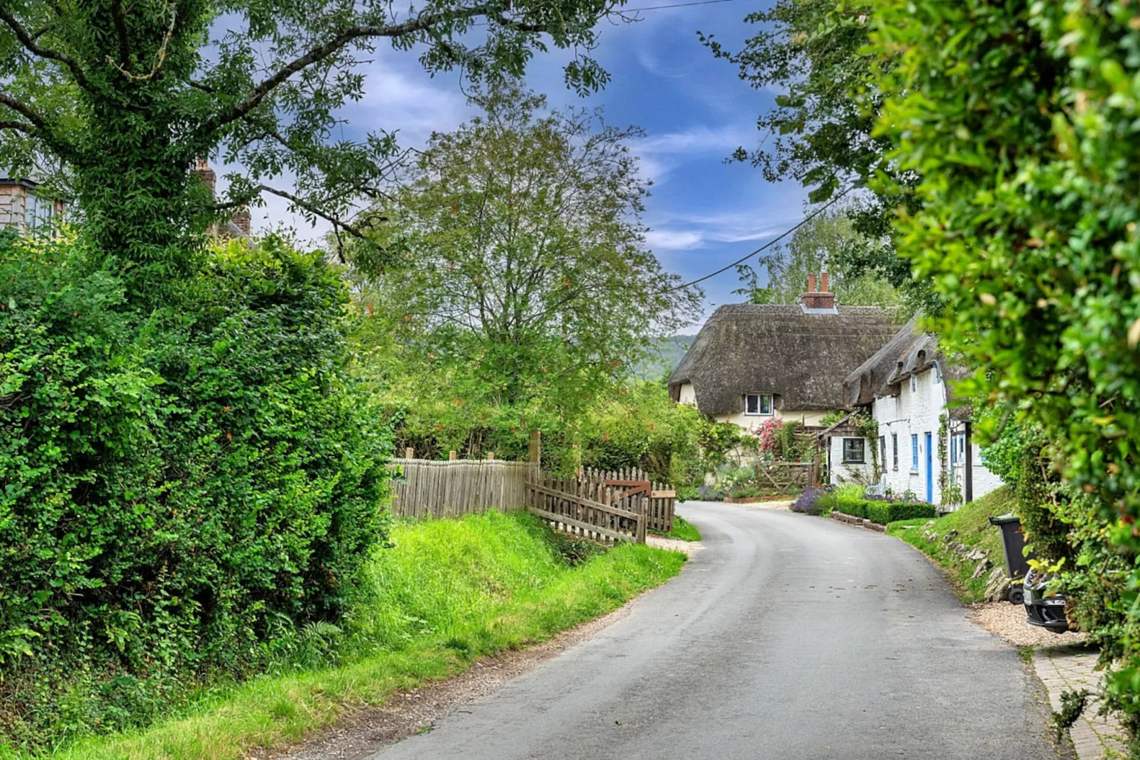 The Thatch at Winterborne Houghton-Areas summer 1km