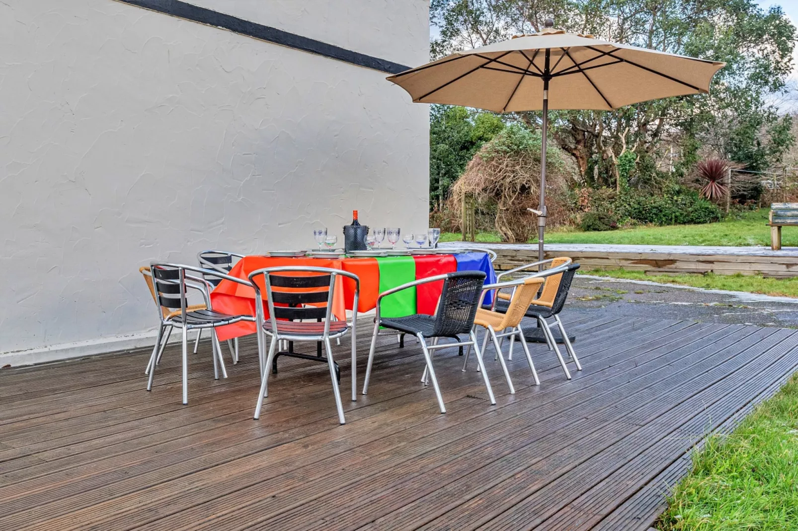 Ty Gwyn Hideaway-Terrace balcony