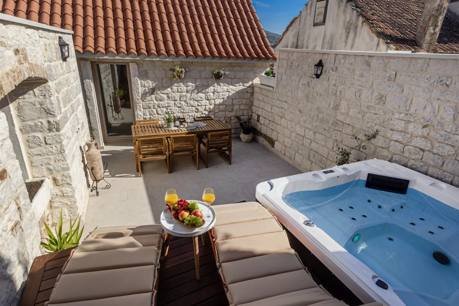 Stone House Trogir-Terrace