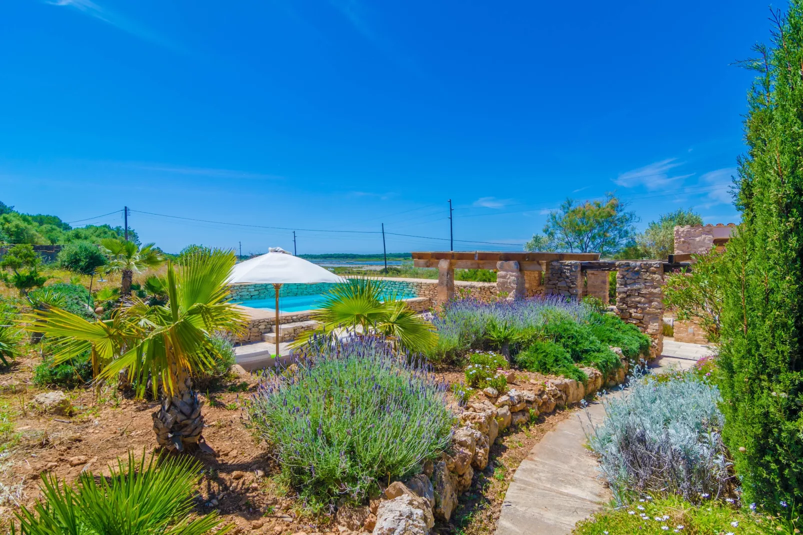 Villa Es MolÍ Des Trenc-Gärten Sommer