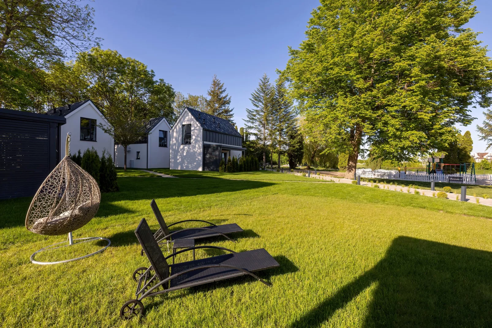 Villa Hoff Ferienhäuser Domek 5 Pers-Jardin d'été