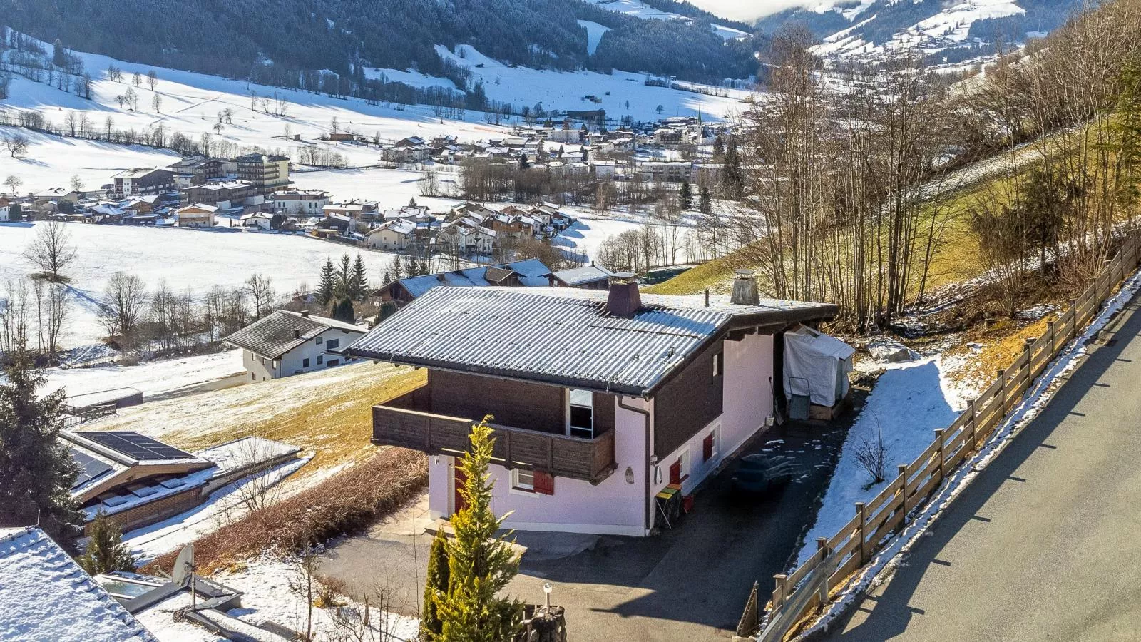 Kitzbüheler-Alpen Chalet-Außenbereich Winter
