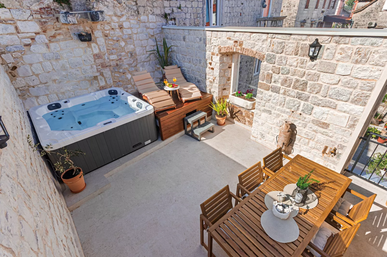 Stone House Trogir-Terrace