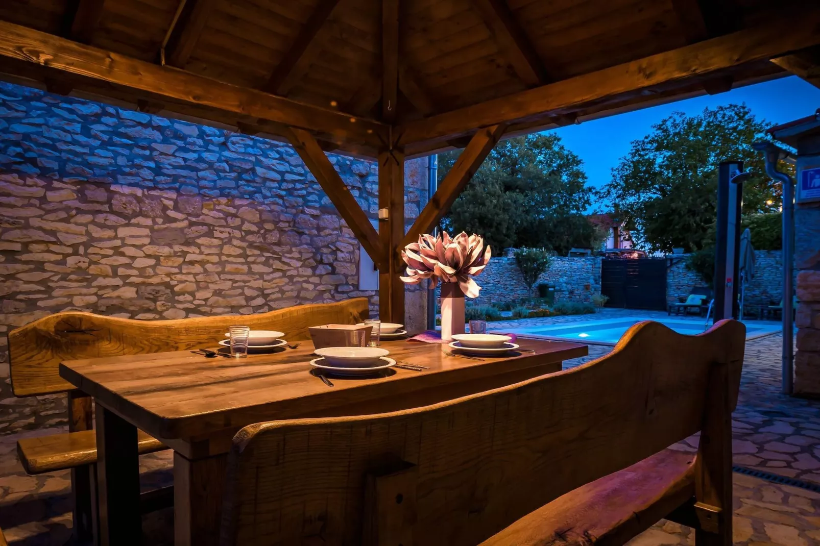 Rural House Gluić-Terrasse