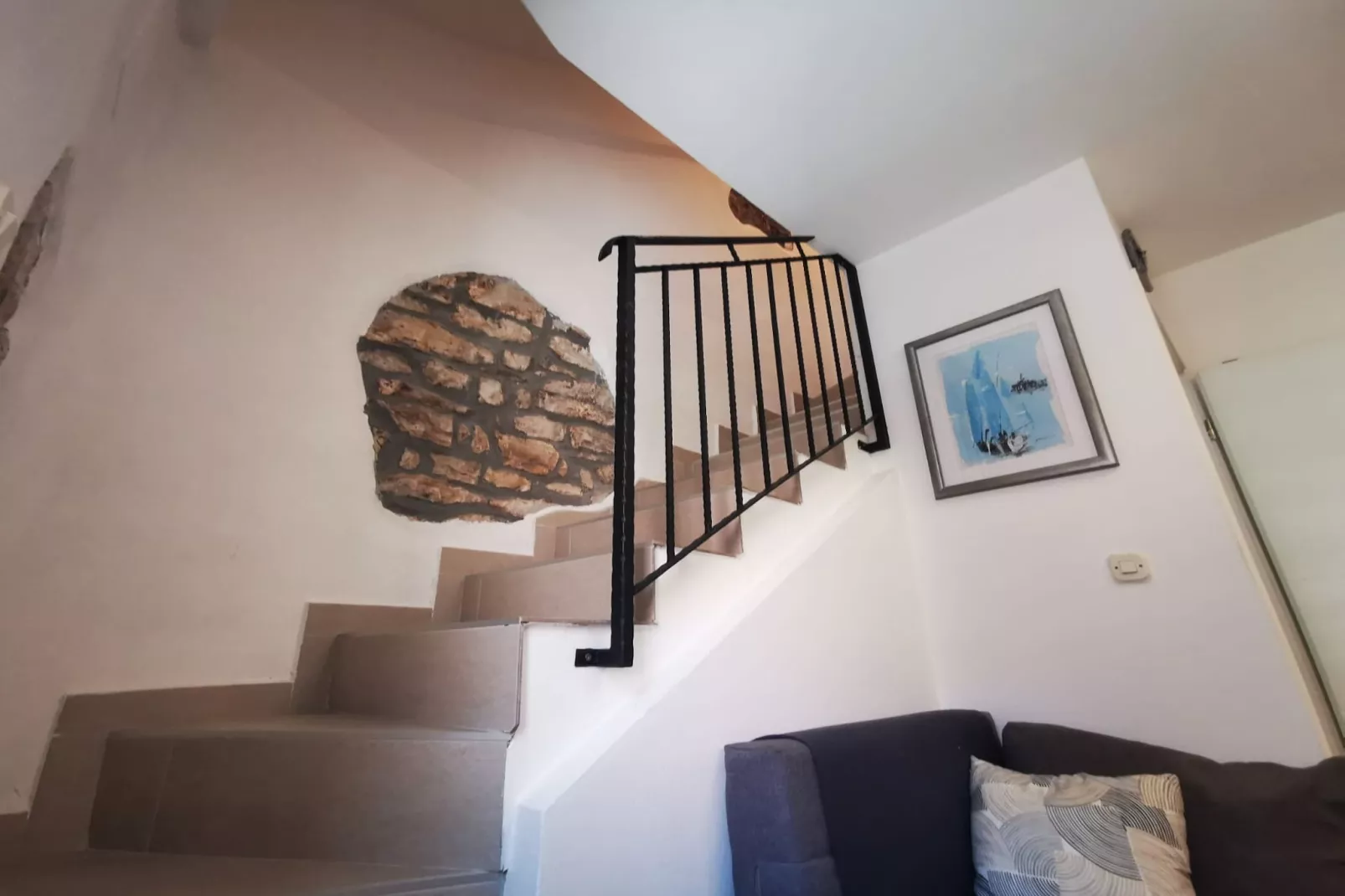 Sea View Holiday Home Umag - Three Bedroom Holiday Home-Stairs