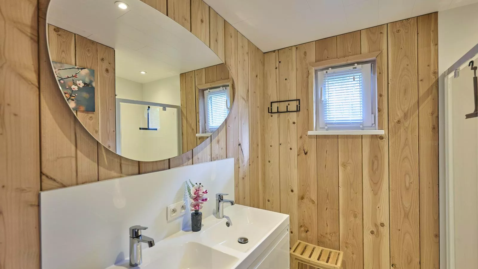 Veldzicht-Badezimmer