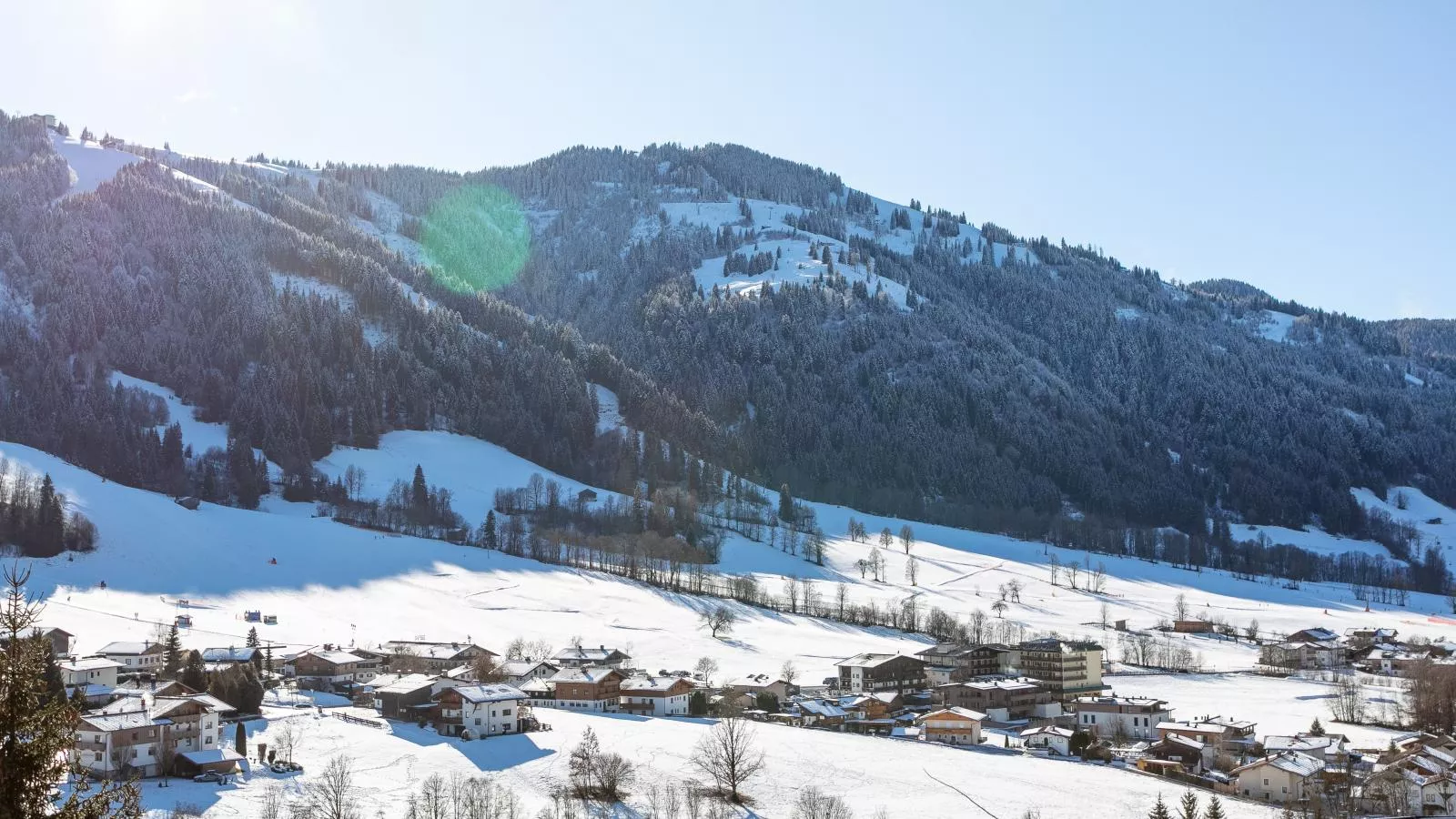 Kitzbüheler-Alpen Chalet-Aussicht Winter